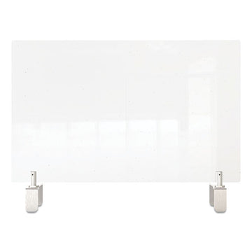 Ghent Clear Partition Extender With Attached Clamp, 42 X 3.88 X 18, Thermoplastic Sheeting freeshipping - TVN Wholesale